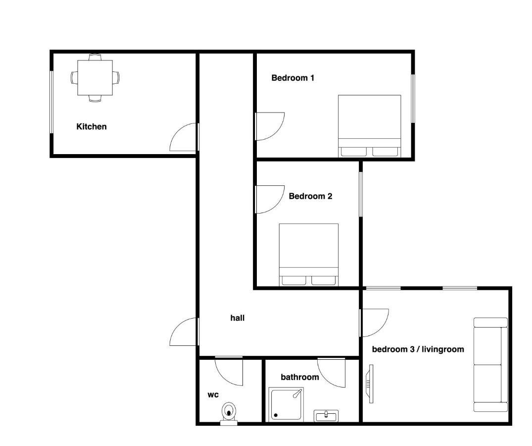 Lacplesa Downtown New 2-Bedroom Apartment Riga Eksteriør bilde